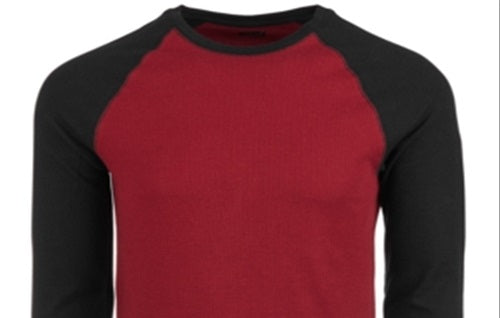 Camiseta térmica masculina Levi's de manga comprida vermelha tamanho X-G