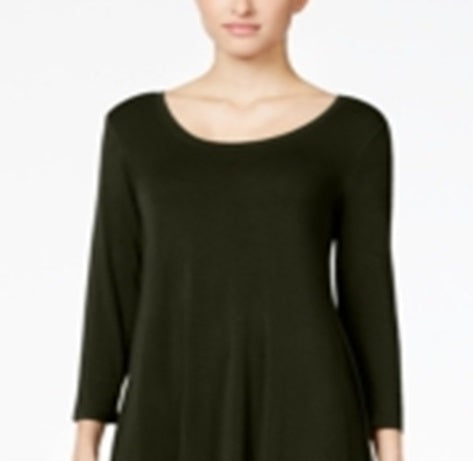 Vestido rodado feminino Style &amp; Co, verde, tamanho pequeno