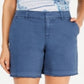 Shorts femininos estilo &amp; co, azul, tamanho 16