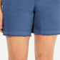 Shorts femininos estilo &amp; co, azul, tamanho 16