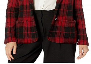 Terno Ralph Lauren Feminino Separado para Trabalho Blazer de Dois Botões Preto Tamanho Grande