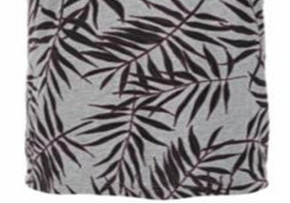 Camiseta masculina American Rag Leaf Lines com decote em V, cinza, tamanho grande