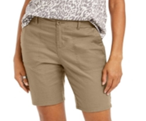 Bermuda feminina Style &amp; Co marrom tamanho 4