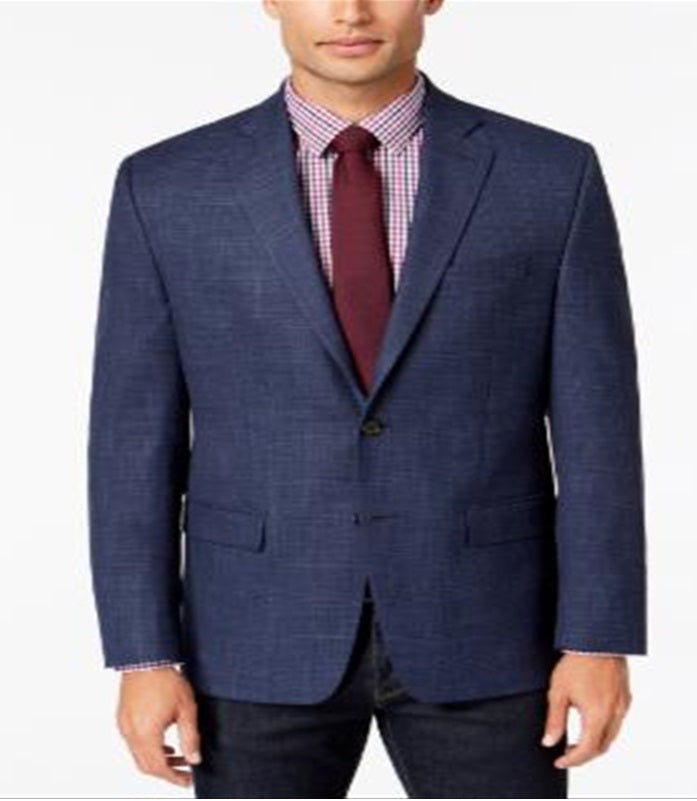 Ralph Lauren Regular Fit Xadrez Sportjaqueta Masculina Azul Tamanho 44