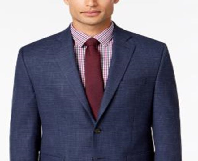 Ralph Lauren Regular Fit Xadrez Sportjaqueta Masculina Azul Tamanho 44