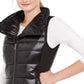 Calvin Klein Colete Feminino Gola Alta Acolchoado Preto Tamanho P