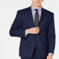 Terno xadrez masculino Marc New York Modern Fit azul tamanho 43