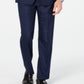 Terno xadrez masculino Marc New York Modern Fit azul tamanho 43