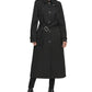 Sobretudo feminino DKNY preto tamanho 12