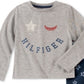 Pijama Tommy Hilfiger Infantil Meninas Pequenas e Grandes, 2 Peças, Estampa de Estrela, Tamanho XXS