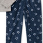 Pijama Tommy Hilfiger Infantil Meninas Pequenas e Grandes, 2 Peças, Estampa de Estrela, Tamanho XXS