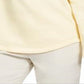 Karen Scott Suéter Feminino Manga Longa Gola Xale Amarelo Tamanho XS