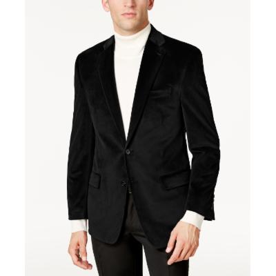 Blazer Ralph Lauren Masculino Preto, Trespassado, Ajuste Clássico, Tamanho 36 P