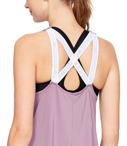 Camiseta esportiva feminina Under Armour rosa tamanho pequeno