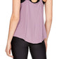 Camiseta esportiva feminina Under Armour rosa tamanho pequeno