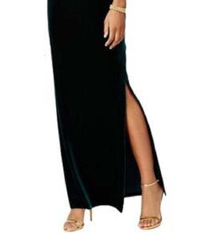 Vestido lápis longo sem mangas Vince Camuto feminino, verde, tamanho 2