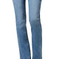 Calça jeans reta Charter Club Lexington azul, tamanho 12-S