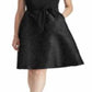 Vestido Ralph Lauren Feminino para Ocasiões Especiais, Floral, Jacquard, Amarração Automática, Sem Mangas, Ajuste e Flare, Preto, Tamanho 16P