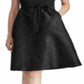 Vestido Ralph Lauren Feminino para Ocasiões Especiais, Floral, Jacquard, Amarração Automática, Sem Mangas, Ajuste e Flare, Preto, Tamanho 16P