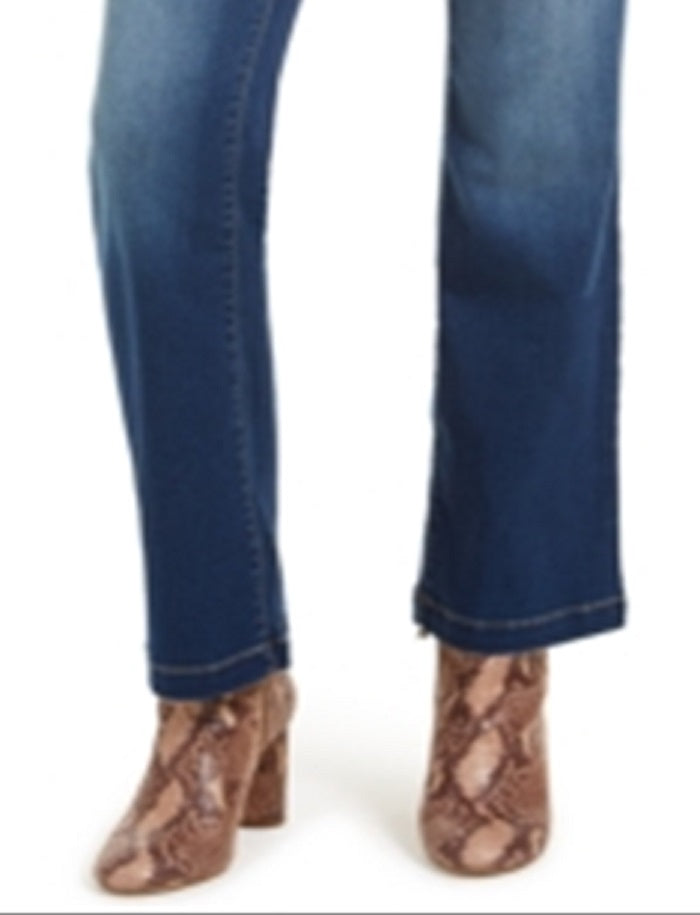 Calça jeans feminina INC International Concepts Curvy Fit Infinity Bootcut, azul, tamanho 0
