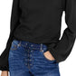 Suéter feminino com mangas bufantes da INC International Concepts, preto, tamanho 2XL