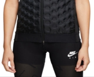 Colete de corrida feminino Nike AeroLoft preto tamanho grande