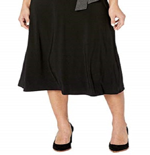 Vestido de festa Ralph Lauren feminino, com cinto, manga 3/4, decote joia, comprimento chá, flare, tamanho 6, branco