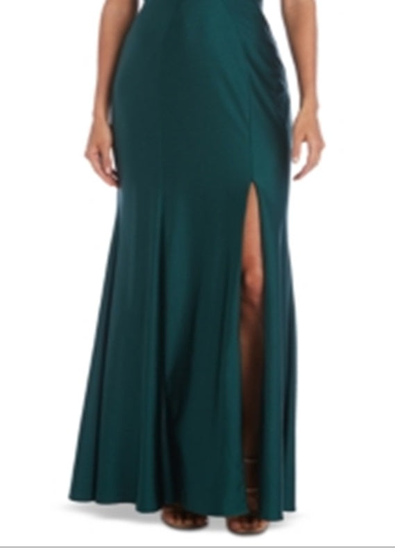 Vestido longo feminino Nightway verde tamanho 8