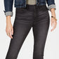 Calça jeans skinny feminina Style &amp; Co Curvy Tummy Control, preta, tamanho 6P
