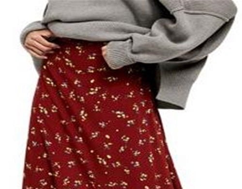 Saia longa Rubys Forever da Free People para mulheres, marrom, tamanho 4