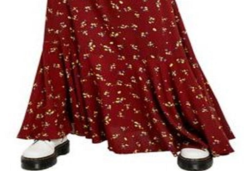 Saia longa Rubys Forever da Free People para mulheres, marrom, tamanho 4