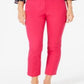 Calça curta feminina Charter Club Newport Tummy Control, rosa, tamanho 6