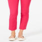 Calça curta feminina Charter Club Newport Tummy Control, rosa, tamanho 6