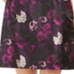 Vestido feminino Jessica Howard floral sem mangas, gola alta, acima do joelho, estilo flare, roxo, tamanho 4, pequeno