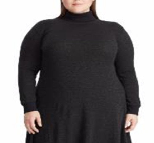 Vestido Polo Ralph Lauren Feminino Gola Alta Preto Tamanho 2X