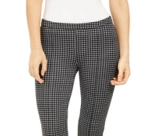 Calça Cropped Feminina Michael Kors Xadrez Cinza Tamanho Grande