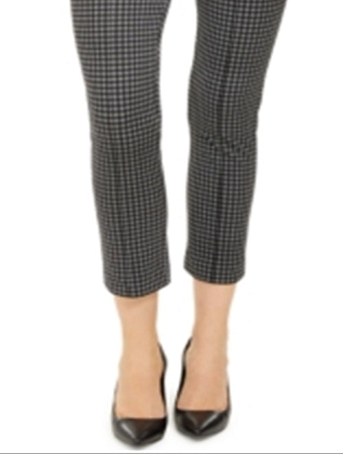 Calça Cropped Feminina Michael Kors Xadrez Cinza Tamanho Grande