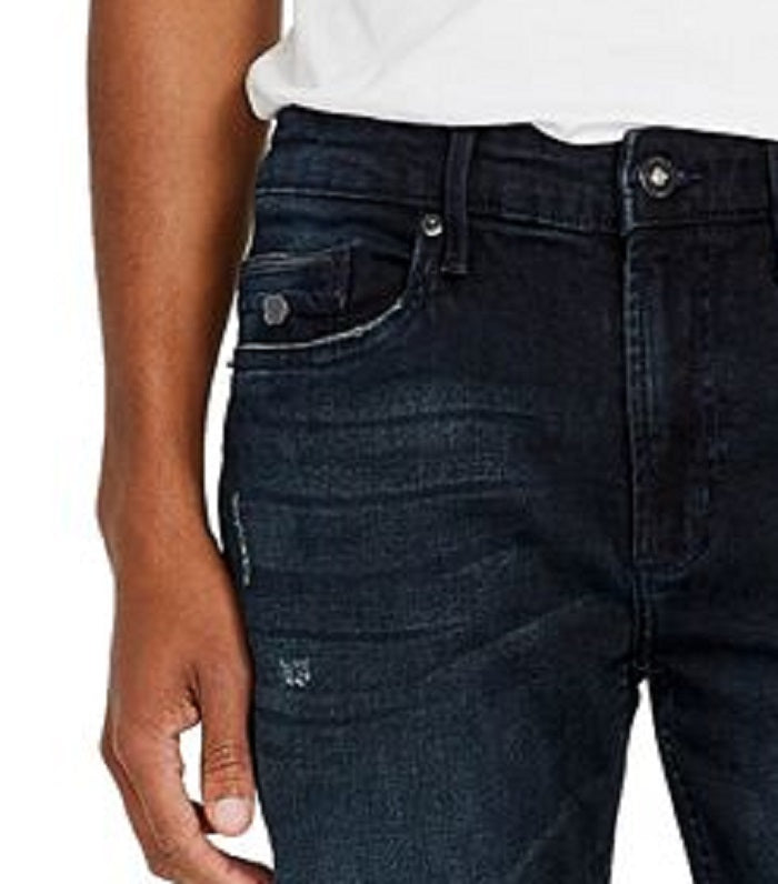 Calça jeans masculina Buffalo Heather azul tamanho 33x30