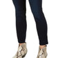 Calça jeans skinny feminina Petite Tummy-Control da INC International Concepts, azul, tamanho 14 P