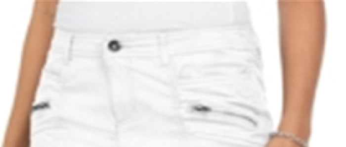 Shorts cargo feminino Style &amp; Co, branco, tamanho 2