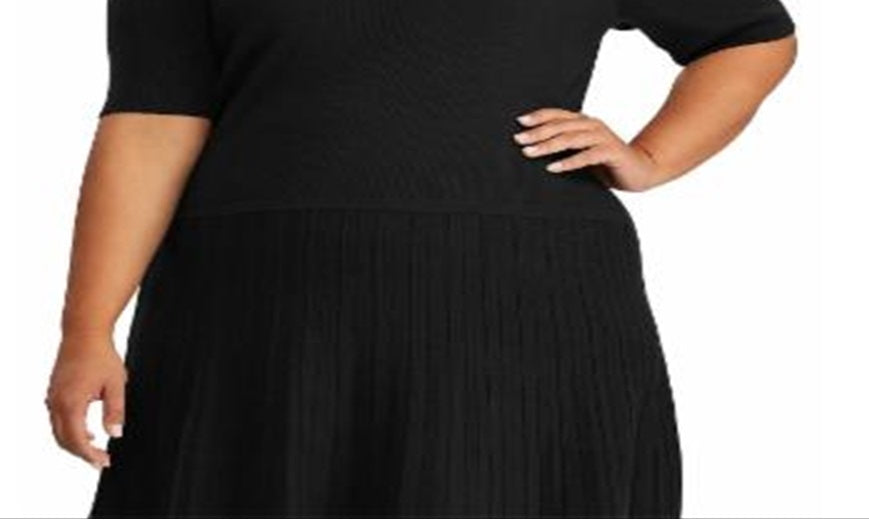 Vestido Ralph Lauren Feminino Gola Mockneck Preto Tamanho 2X