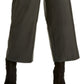 Calça curta feminina Rachel Rachel Roy Jaz, cintura alta, couro sintético, preta, tamanho M