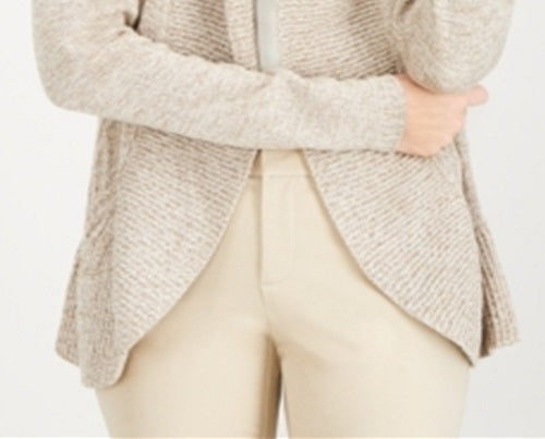 Karen Scott Cardigan Cocoon Feminino Marrom Tamanho Pequeno