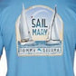 Camiseta Tommy Bahama Sail Mary Graphic Masculina Azul Tamanho X-G