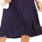 Vestido-camisa feminino Charter Club com bolinhas e jacquard, azul, tamanho pequeno, G