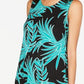 Vestido feminino Alfani estampado com bainha tulipa verde tamanho pequeno G