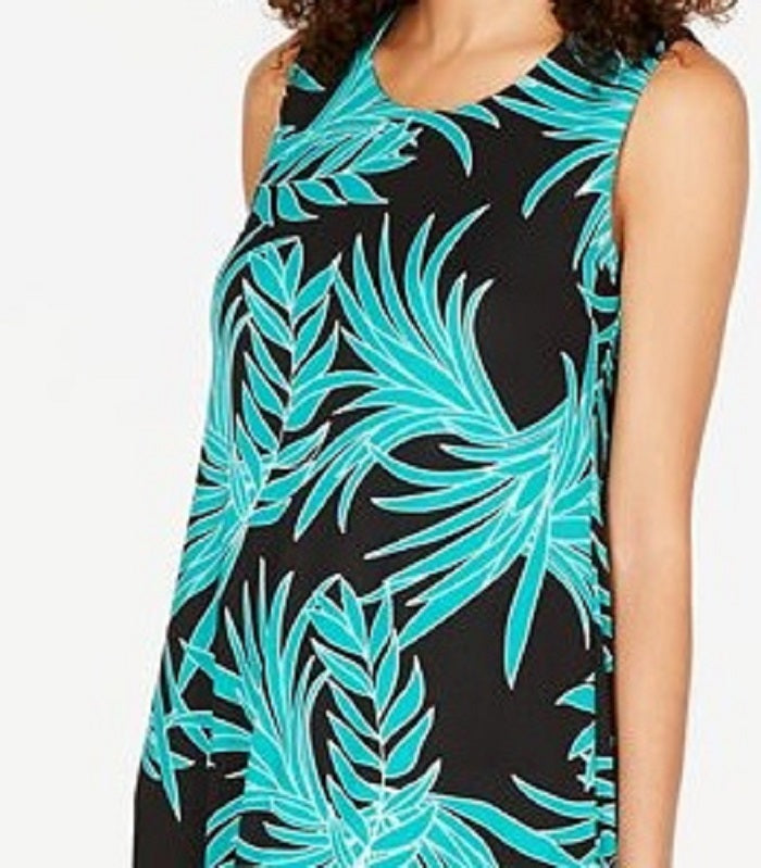 Vestido feminino Alfani estampado com bainha tulipa verde tamanho pequeno G