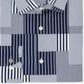 Camisa social Tommy Hilfiger Slim Fit Th Flex sem passar roupa Supima Stretch Patchwork azul tamanho 34x35