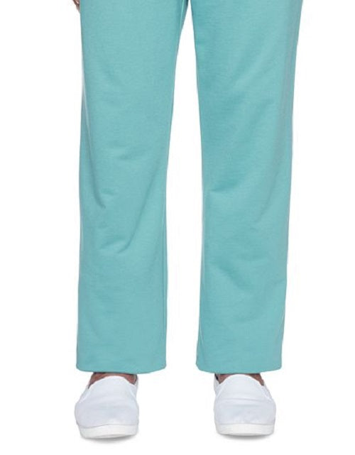 Calça casual feminina Alfred Dunner All About Ease, verde, tamanho pequeno, médio