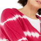 Suéter feminino de cashmere tingido com nó, rosa, tamanho pequeno, da INC International Concepts